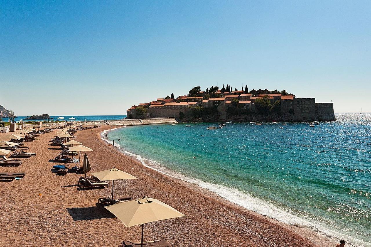 Bmv Room For 2-3 With Greenery View Sveti Stefan Exterior foto